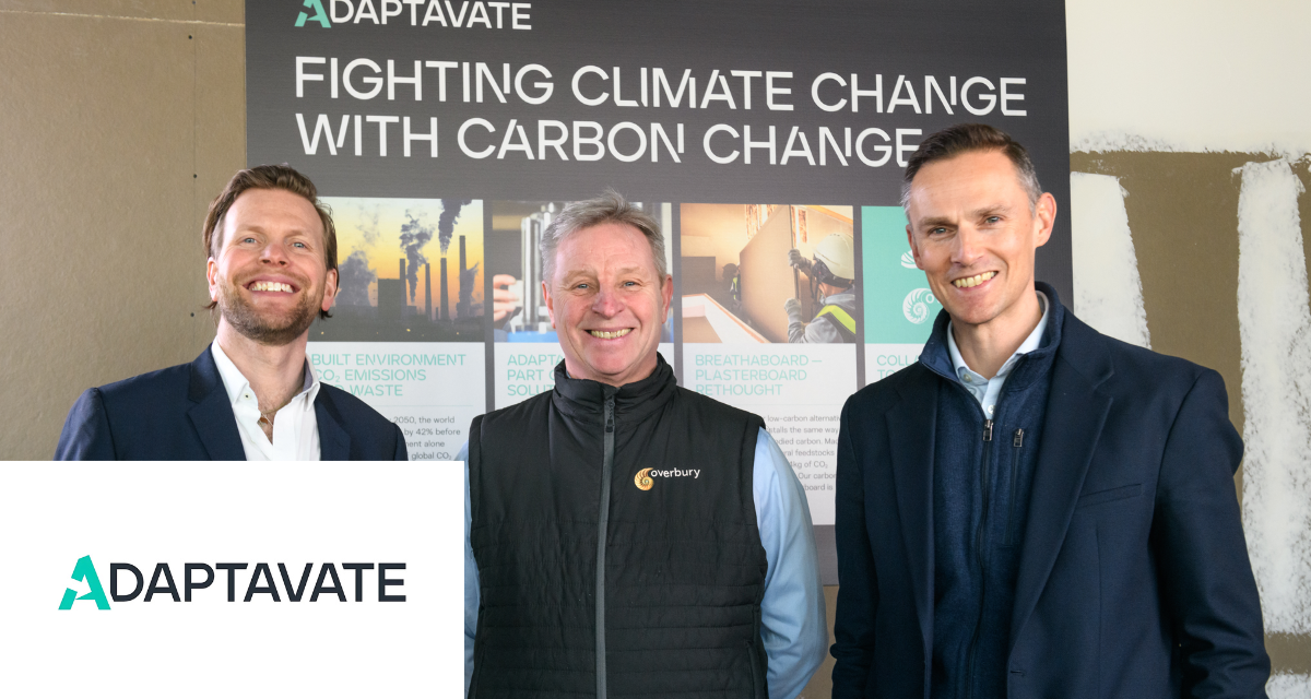 Adaptavate partners with industry to trial its low-carbon alternative to plasterboard