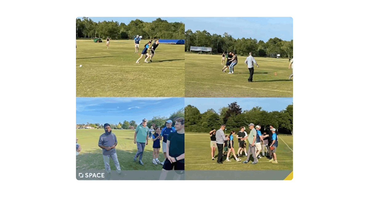 Space Interior Systems having a ball with an old-school game