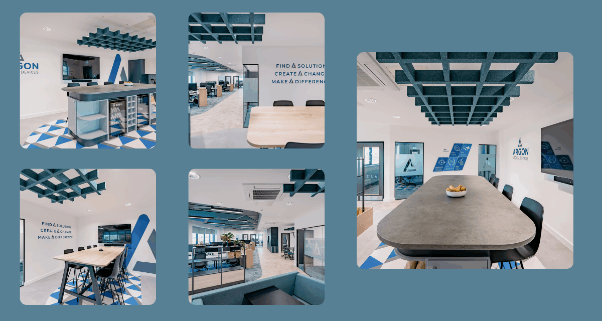 Blueprint Interiors complete unique workspace as Argon Medical expands