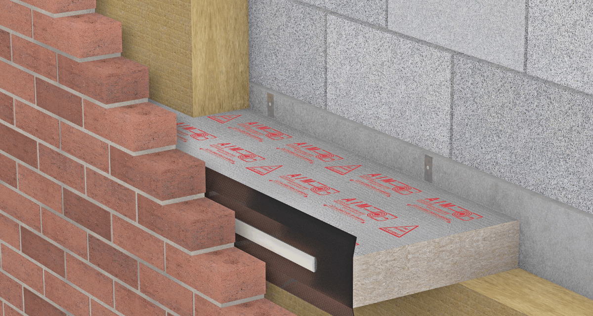 AIM wall cavity barrier under zero compression