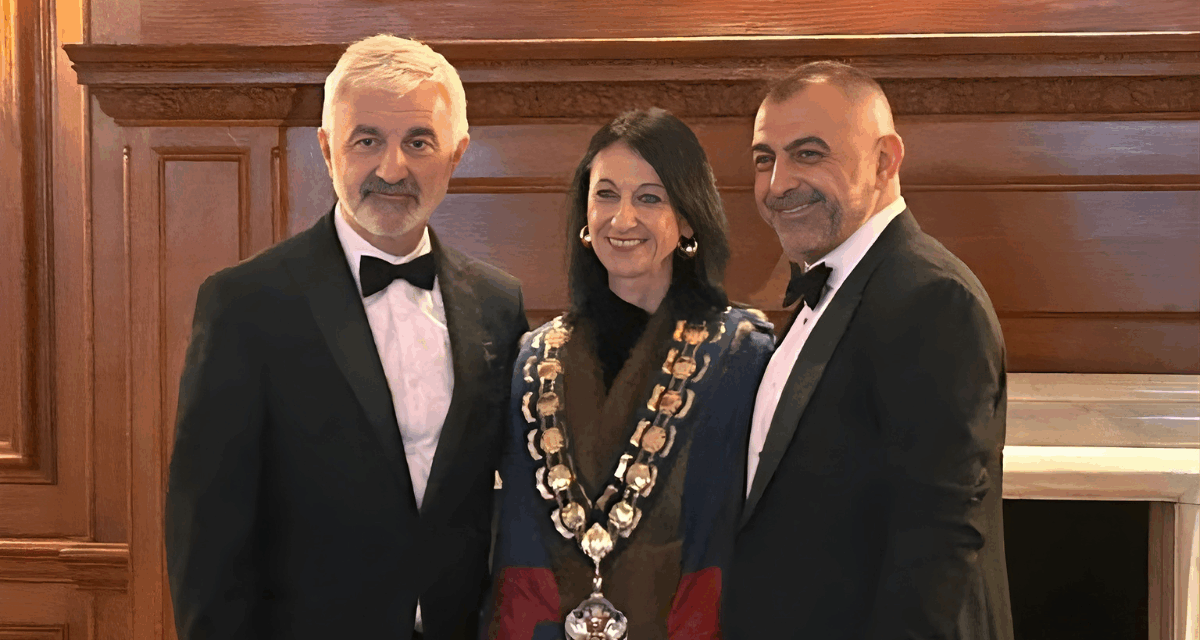 Lucia Di Stazio reigns Master of the Worshipful Company of Builders Merchants