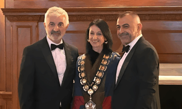 Lucia Di Stazio reigns Master of the Worshipful Company of Builders Merchants