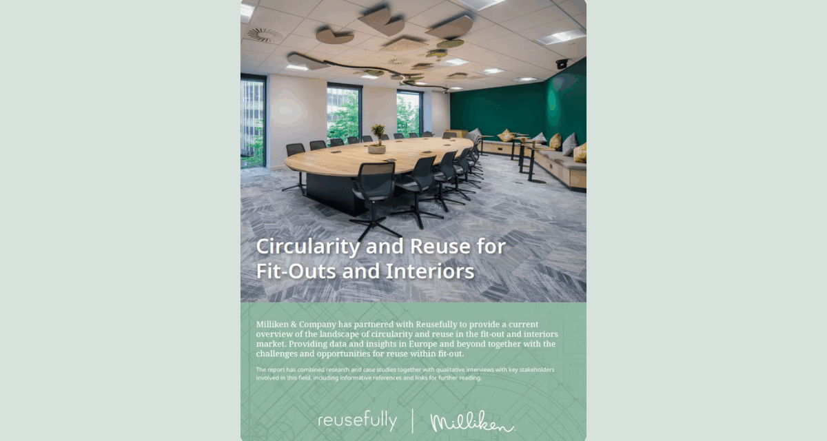 Circularity and reuse for fit-outs and interiors