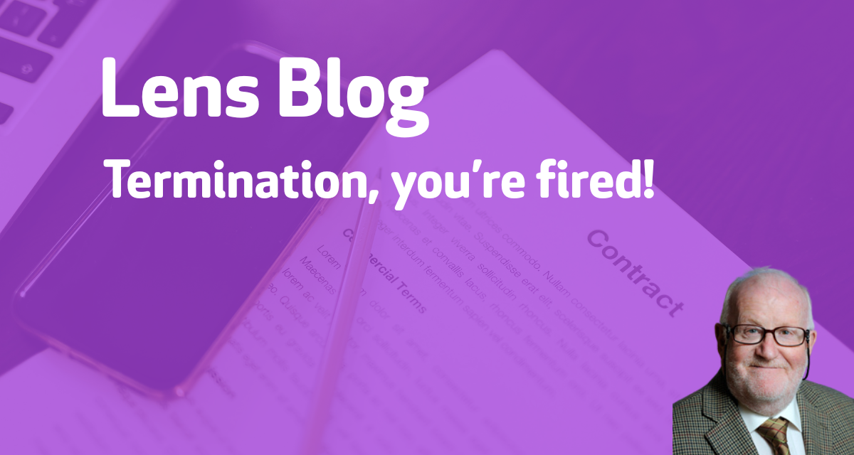 Termination – you’re fired