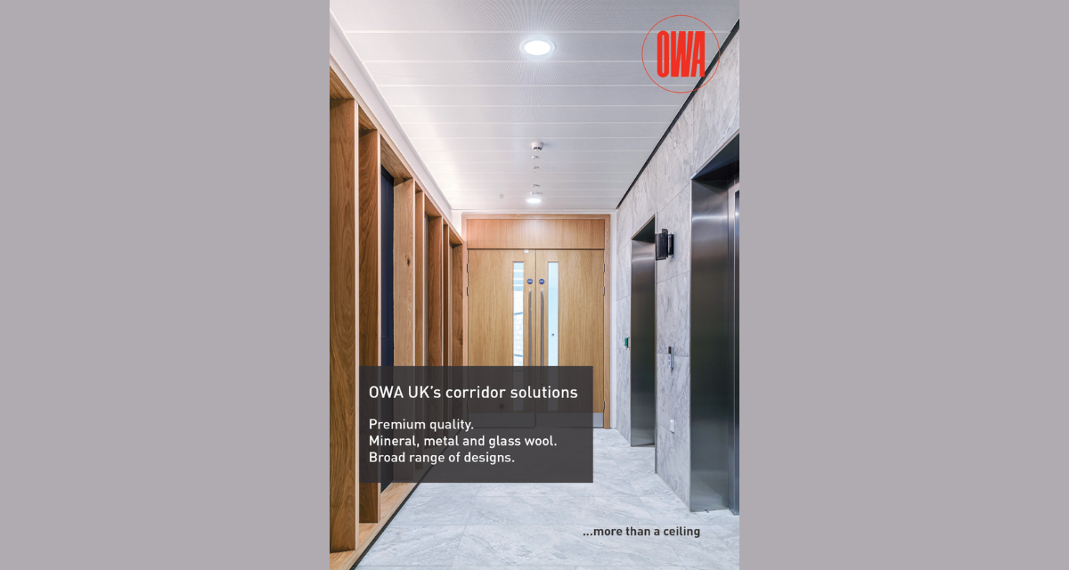OWA launches new brochure for smarter corridor ceiling design