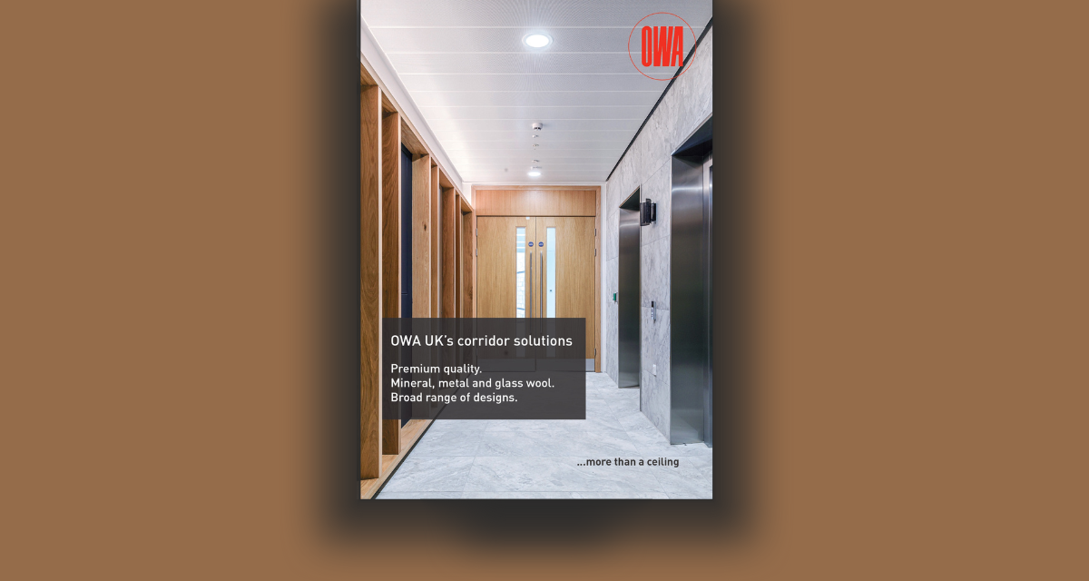 OWA launches new brochure for smarter corridor ceiling design