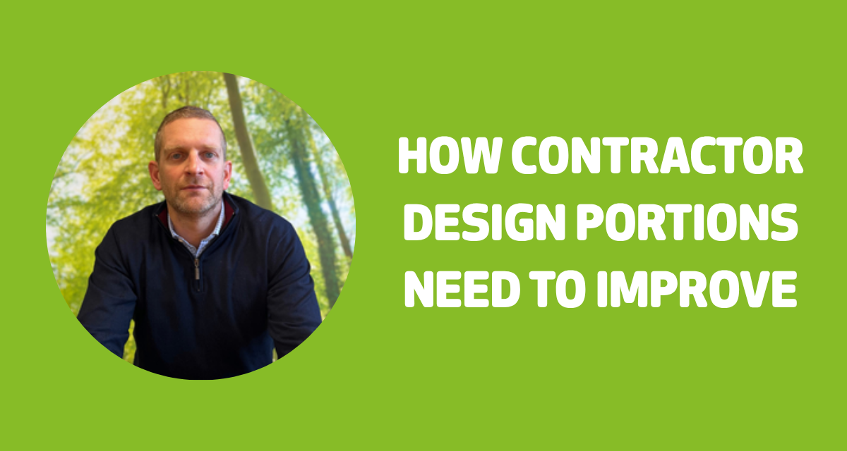 Design development: How contractor design portions need to improve