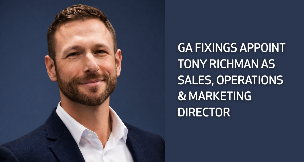 GA strengthens Leadership Team with appointment of Tony Richman as Sales, Operations & Marketing Director