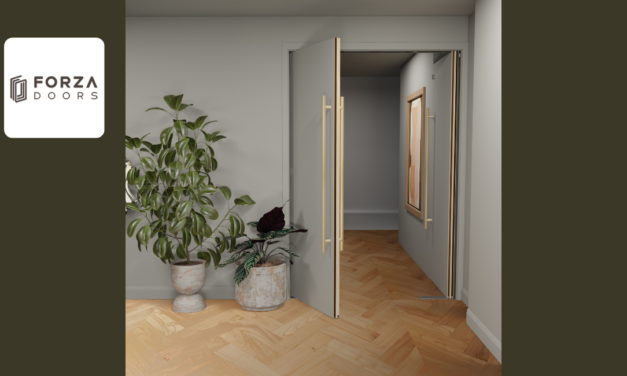 Forza Doors introduces double pivot door with smoke control