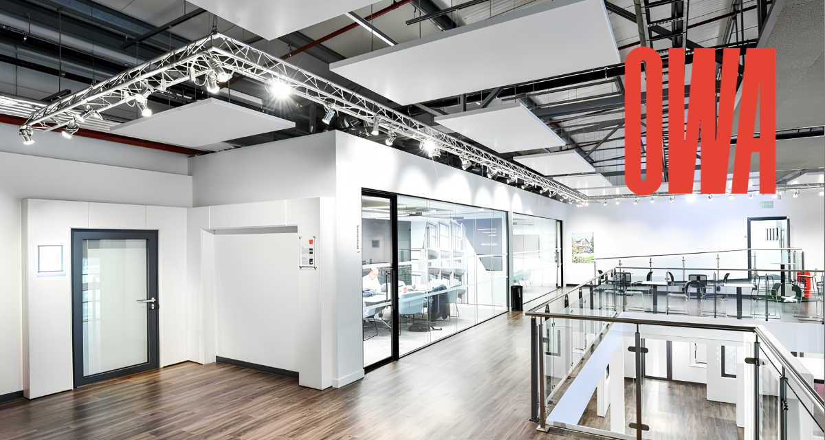 OWA supports wider choice in open soffit acoustic ceilings designs
