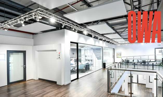 OWA supports wider choice in open soffit acoustic ceilings designs