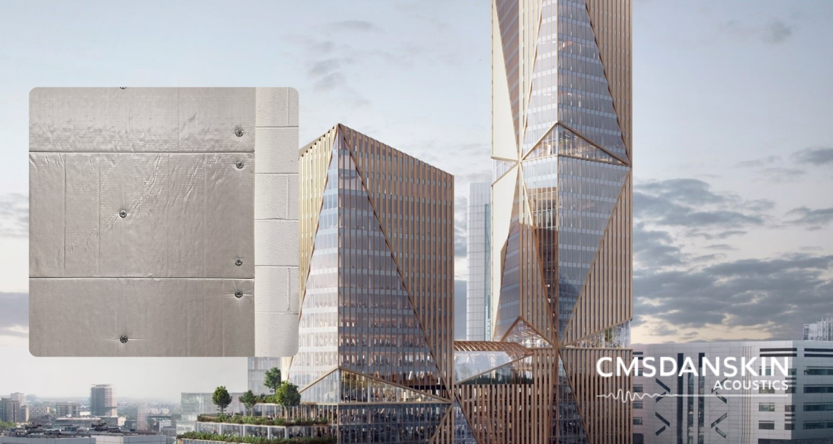 Acoustics panels manage plant room noise at major city scheme