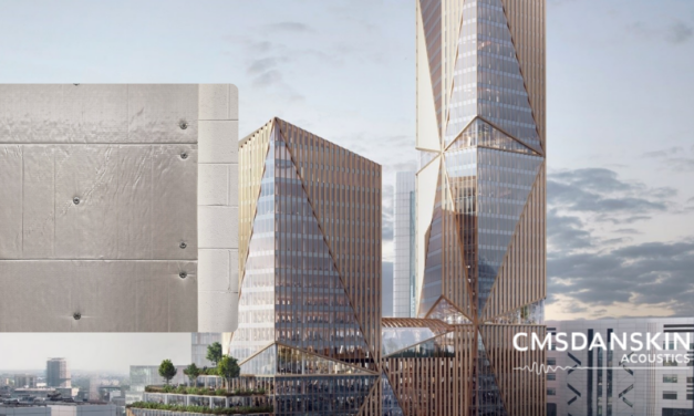 Acoustics panels manage plant room noise at major city scheme