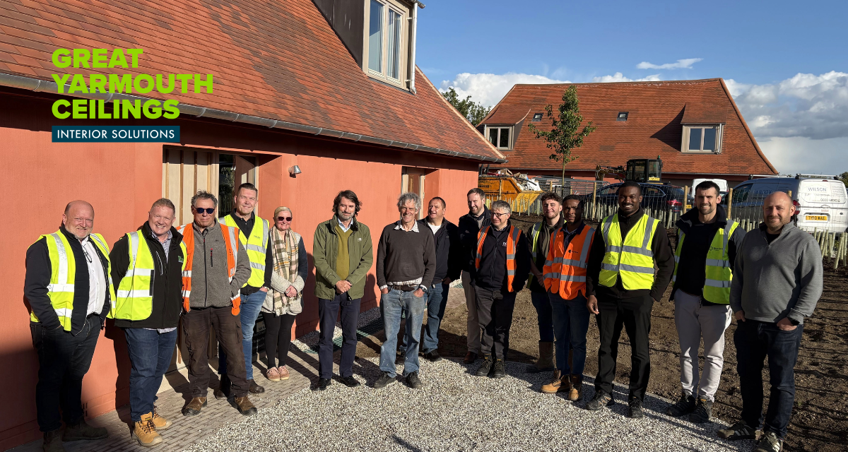 Great Yarmouth Ceilings support delivery of Causeway End residential development in Essex