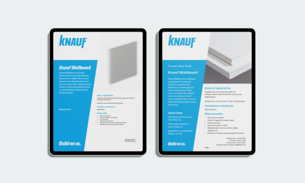 Knauf enhances product data sheets to support Neurodivergent Construction Workforce