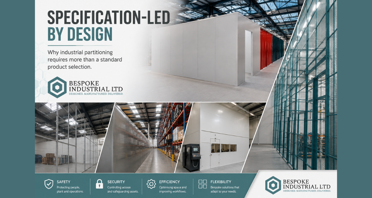 Beyond the Partition: A specification-led approach to industrial space, safety and security
