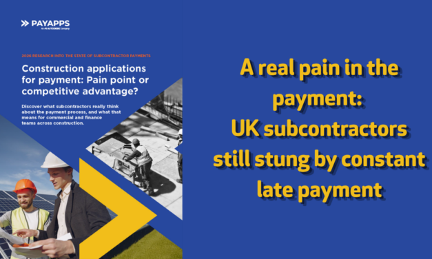 A real pain in the payment: UK subcontractors still stung by constant late payment