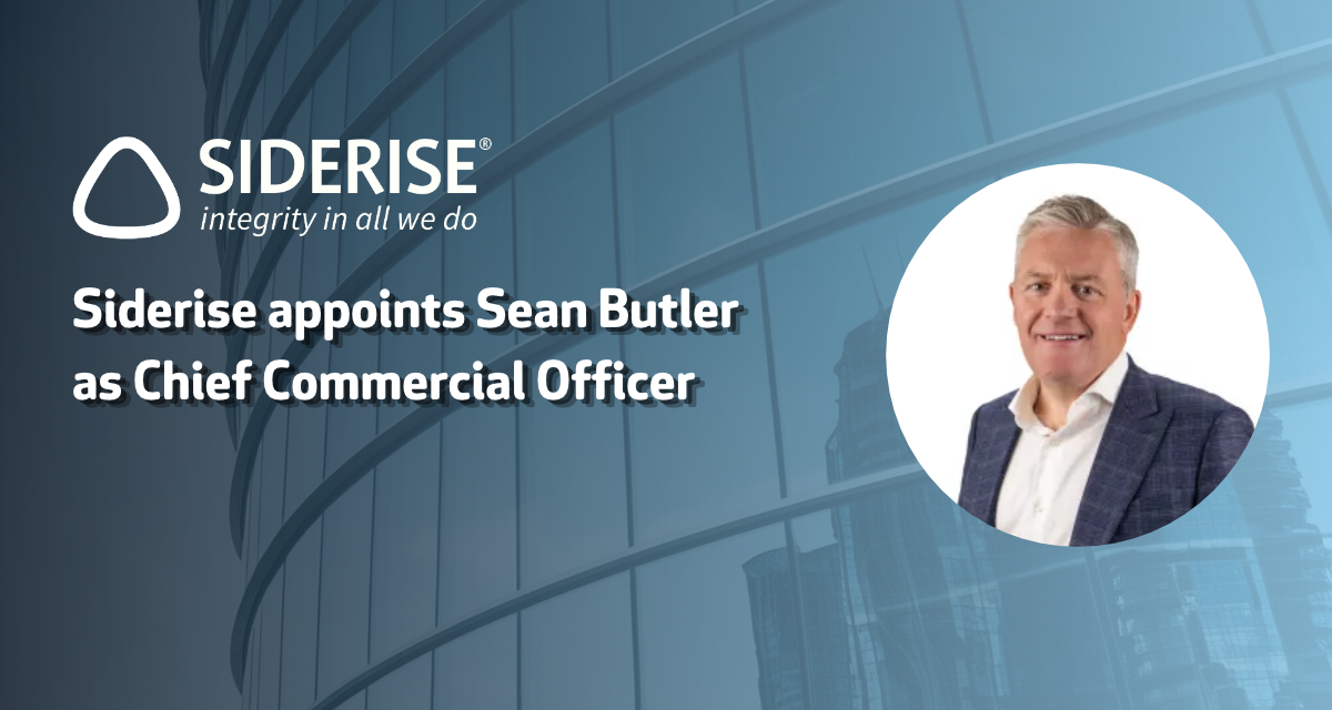 Siderise appoints Sean Butler as Chief Commercial Officer
